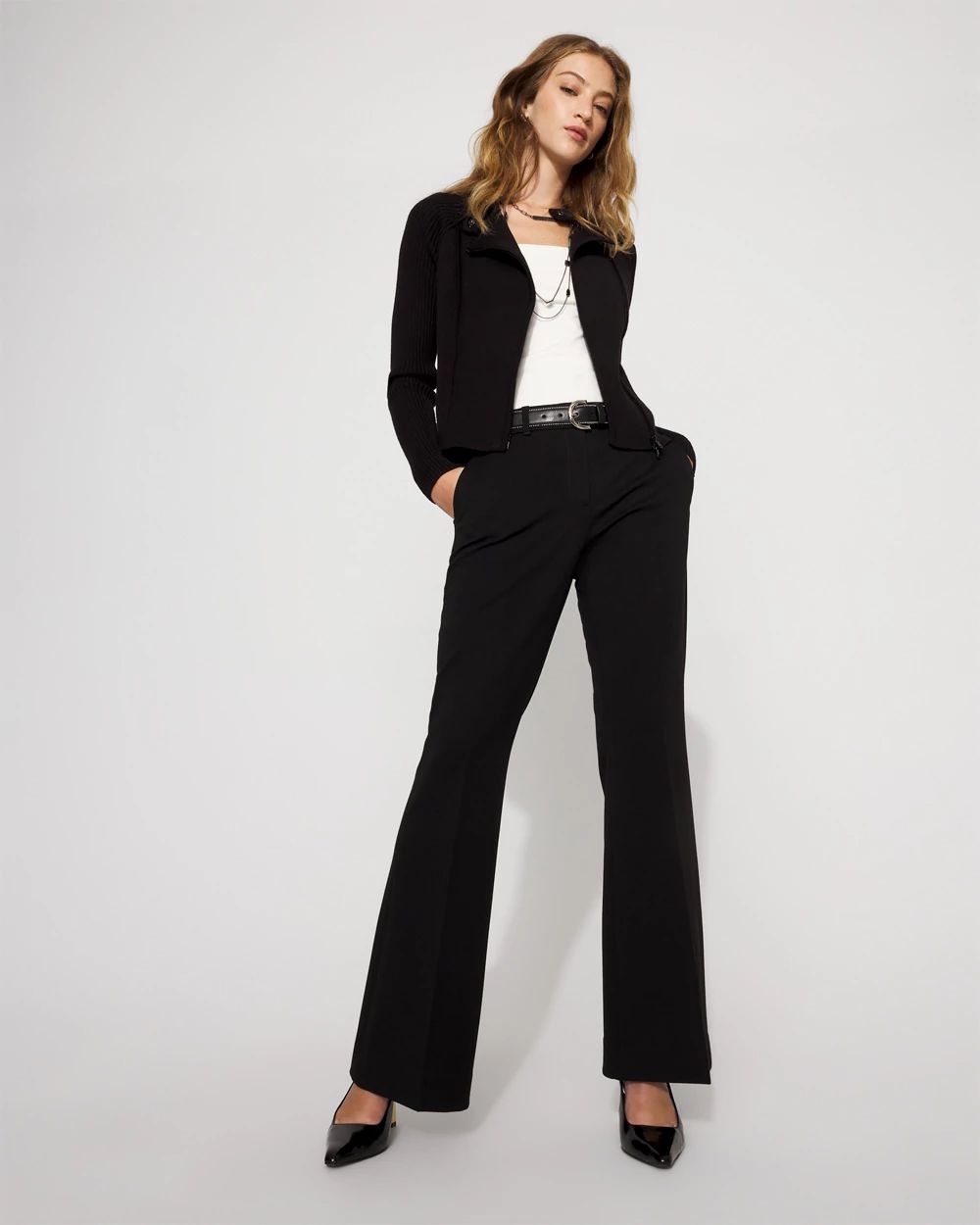 Moto Sweater Jacket | White House Black Market